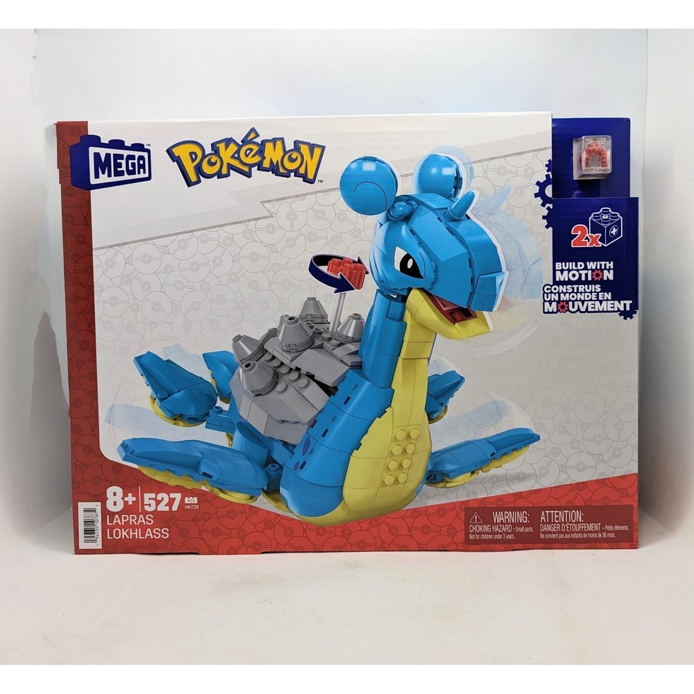 MEGA Pokemon Lapras Building Kit - 527 Pieces